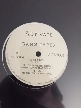 AMG Feat. DJ Quik / Daddy Rich / Delinquent Habits a.o. - Activate Gang Tapes