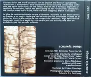Double CD - Mojave 3, Diana Darby, Magic 12 - Acuarela Songs - Digipak