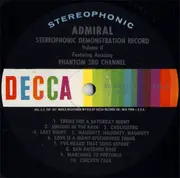 LP - Various - Admiral Stereophonic Demonstration Record Featuring Amazing Phantom 3rd Channel Volume II