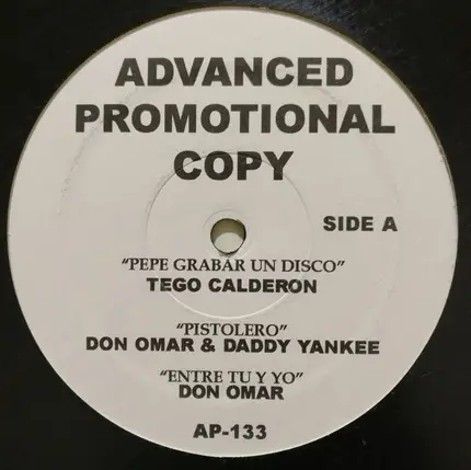 Tego Calderon, Don Omar a.o. - Advanced Promotional Copy