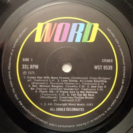 John Ireland / Wilkinson / Noel a.o. - All Souls Celebrates
