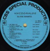 LP - Dave Brubeck, Johnny Bennett, Doris Day, a.o. - All Star Favourites