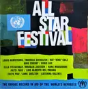 LP - Edith Piaf, Ella Fitzgerald, Caterina Valente, a.o. ... - All-Star Festival - Mono