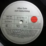 LP - Werner Schmah, Die Schöneberger Sängerknaben, a.o. - Alles Gute Zum Geburtstag