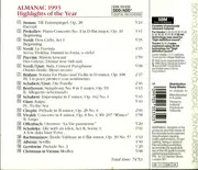 CD - R. Strauss / Prokofiev / Verdi / Liszt / Beethoven a.o. - Almanac 1993 - Highlights Of The Year