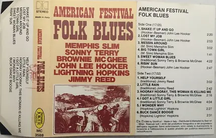 John Lee Hooker / Memphis Slim a.o. - American Festival Folk Blues