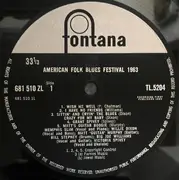 LP - Memphis Slim, Willie Dixon, Muddy Waters - American Folk Blues Festival 1963 - Mono