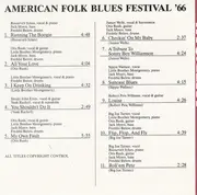 CD - Otis Rush a.o. - American Folk Blues Festival '66