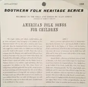 LP - Almeda Riddle / Bessie Jones / Hobart Smith / Mainer Band / a.o. - American Folk Songs For Children