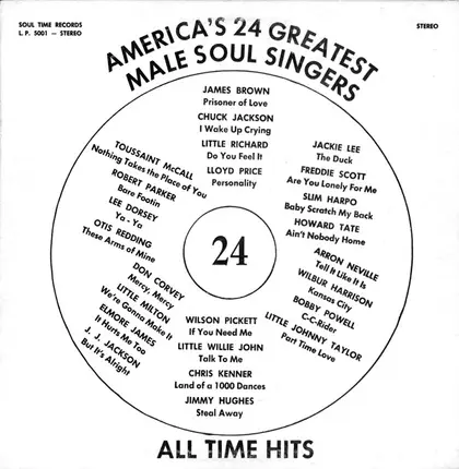 Various - America's 24 Greatest Male Soul Singers