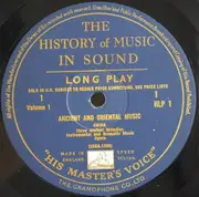 LP - Various - Ancient & Oriental Music (Volume I Of The History Of Music In Sound)