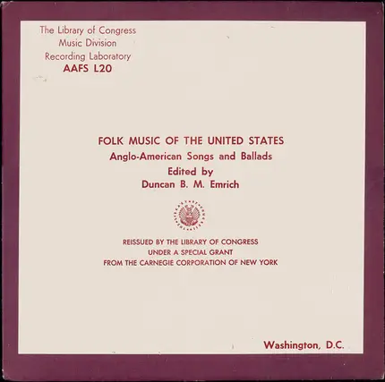 Henry King And Family a.o. - Anglo-American Songs And Ballads