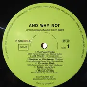 LP - WDR-Tanzorchester / Kölner Rundfunkorchester a.o. - And Why Not - Unterhaltende Musik Beim WDR