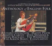 Double CD - Richard Thompson, Tarras, Robin Dransfield - Anthology Of English Folk - fat box in slipcase