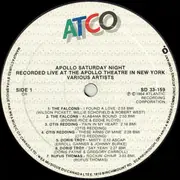 LP - The Falcons, Otis Redding, Doris Troy, a.o. ... - Apollo Saturday Night