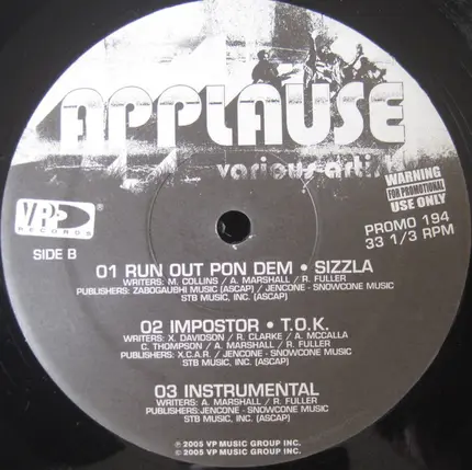 Sizzla, Elephant Man, T.O.K. a.o. - Applause