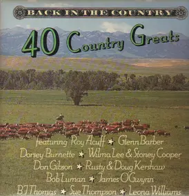 Bob Gallion - Back In The Country (40 Country Greats)