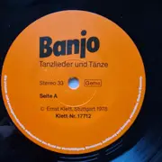 LP - Klaus Abendschön / Claus Bening / Marc Gerrit a.o. - Banjo Tanzlieder und Tänze