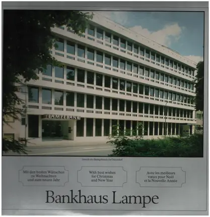 Stölzel, Telemann a.o. - Bankhaus Lampe, Mit Den Besten Wünschen Zu Weihnachten Und Zum Neuen Jahr