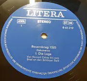 LP - Philarmonischer Chor Dreseden , a.o. - Bauernkrieg 1525 - Dokumente 1