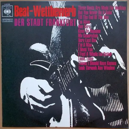 The Rangers/ The Anoms / The Skins a.o. - Beat-Wettbewerb Der Stadt Frankfurt