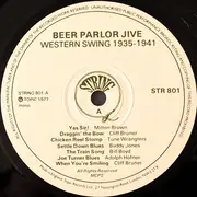 LP - Milton Brown, Buddy Jones, Jimmie Revard - Beer Parlor Jive - Western Swing - 1935-1941 - Mono