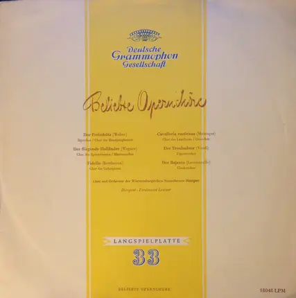 Various - Beliebte Opernchöre