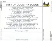 CD - Donna Fargo / Johnny Cash a.o. - Best Of Country Songs