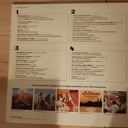 Rudi Knabl, Maria Hellwig, Die reiterbuam, a.o. - Bergvagabunden