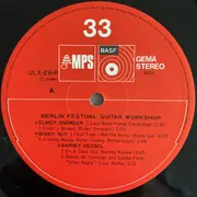 LP - Baden Powel / Buddy Guy / Jim Hall a.o. - Berlin Festival Guitar Workshop - + Inlay