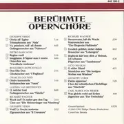CD - Verdi, Beethoven, Wagner, a.o. - Berühmte Opernchöre