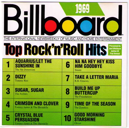 Tommy Roe, The Archies, Steam - Billboard Top Rock'N'Roll Hits - 1969