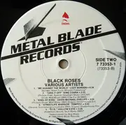 LP - Alex Masi / Carmine Appice / Lizzy Borden etc. - Black Roses (Original Motion Picture Soundtrack) - Insert
