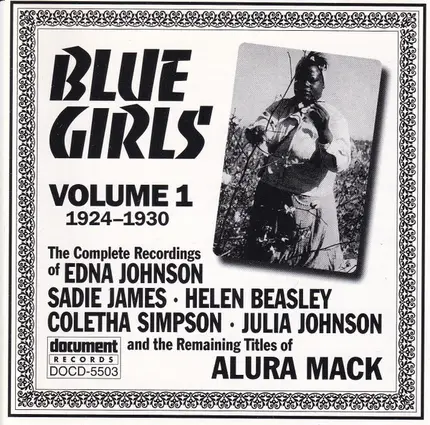 Blues Sampler - Blue Girls (Complete Recorded Works In Chronological Order Volume 1, 1924-1930)