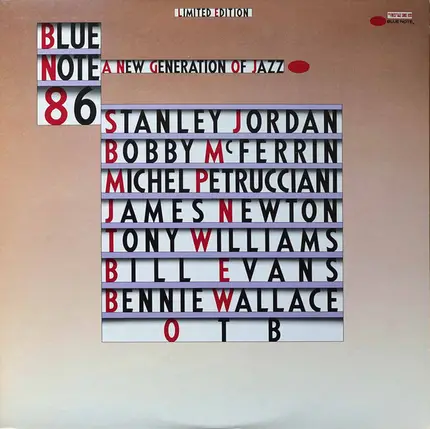Various - Blue Note 86, A New Generation Of Jazz