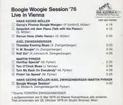 CD - Hans Georg Möller, Axel Zwingenberger, Martin Pyrker, a.o. - Boogie Woogie Session '76 (Live In Vienna)