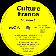 LP - Various - Culture France Volume 2 (Spécial Discothèque)