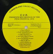 LP - Bailey Brothers / Roscoe Holcomb a.o. - Cumberland Valley 1978 Folk Music Reunion / C.V.R. Presents Recordings Of The Folk Festival 1978
