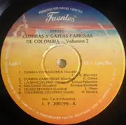 LP - Pedro Laza Y Sus Pelayeros, Los Alegres Diablos a.o. - Cumbias Y Gaitas Famosas De Colombia Vol. 2