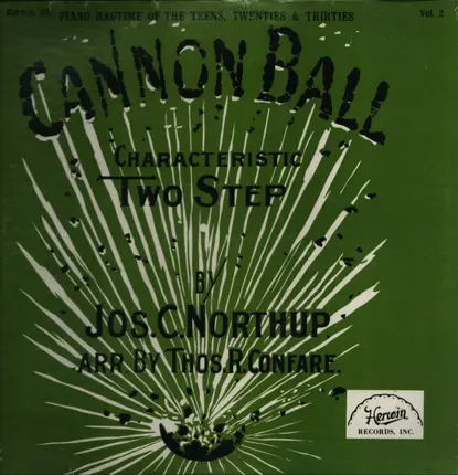 Albert Benzler - Cannonball (Piano Ragtime Of The Teens, Twenties & Thirties Vol. 2)