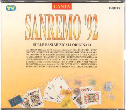 Tazenda, Scialpi, Paolo Vallesi, a.o. - Canta Sanremo 92