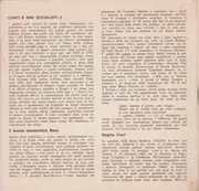 7inch Vinyl Single - Various - Canti E Inni Socialisti 2
