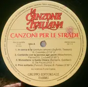 LP - N. Colombo, O. Carboni, E. De Paulis, a.o. - Canzoni Per Le Strade
