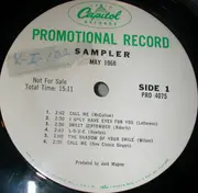 LP - David McCallum, The Lettermen,Nancy Wilson - Capitol Pops For May '66!