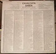 LP - Various - Cavalcata Sarda Canti E Danze Dell'Autentico Folklore Sardo