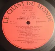 LP - Jorge Saldaña, Los Guayaki, a.o. - Chant Et Danses D'Amérique Latine
