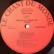 LP - William edward Cook - Chants Et Danses Du Texas