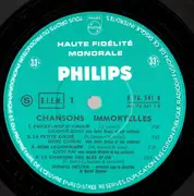 10'' - Various - Chansons Immortelles - Mono