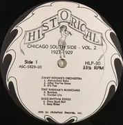 LP - Jimmy Noone's Orchestra,Tiny Parham And His Musicians - Chicago South Side Vol. 2 1927-1929