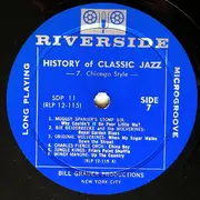 LP - Muggsy Spanier's Stomp Six / Bix Beiderbecke And The Wolverines a.o - Chicago Style / Harlem - Mono